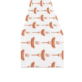 Sausage Pattern Print Design 05 Table Runner