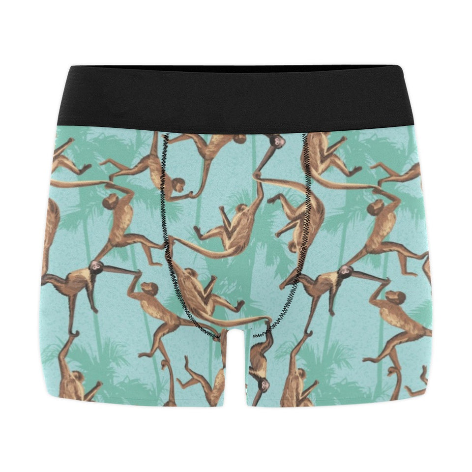 Monkey Palm tree background Men's All Over Print Boxer Briefs Men's Underwear