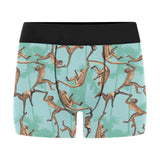 Monkey Palm tree background Men's All Over Print Boxer Briefs Men's Underwear