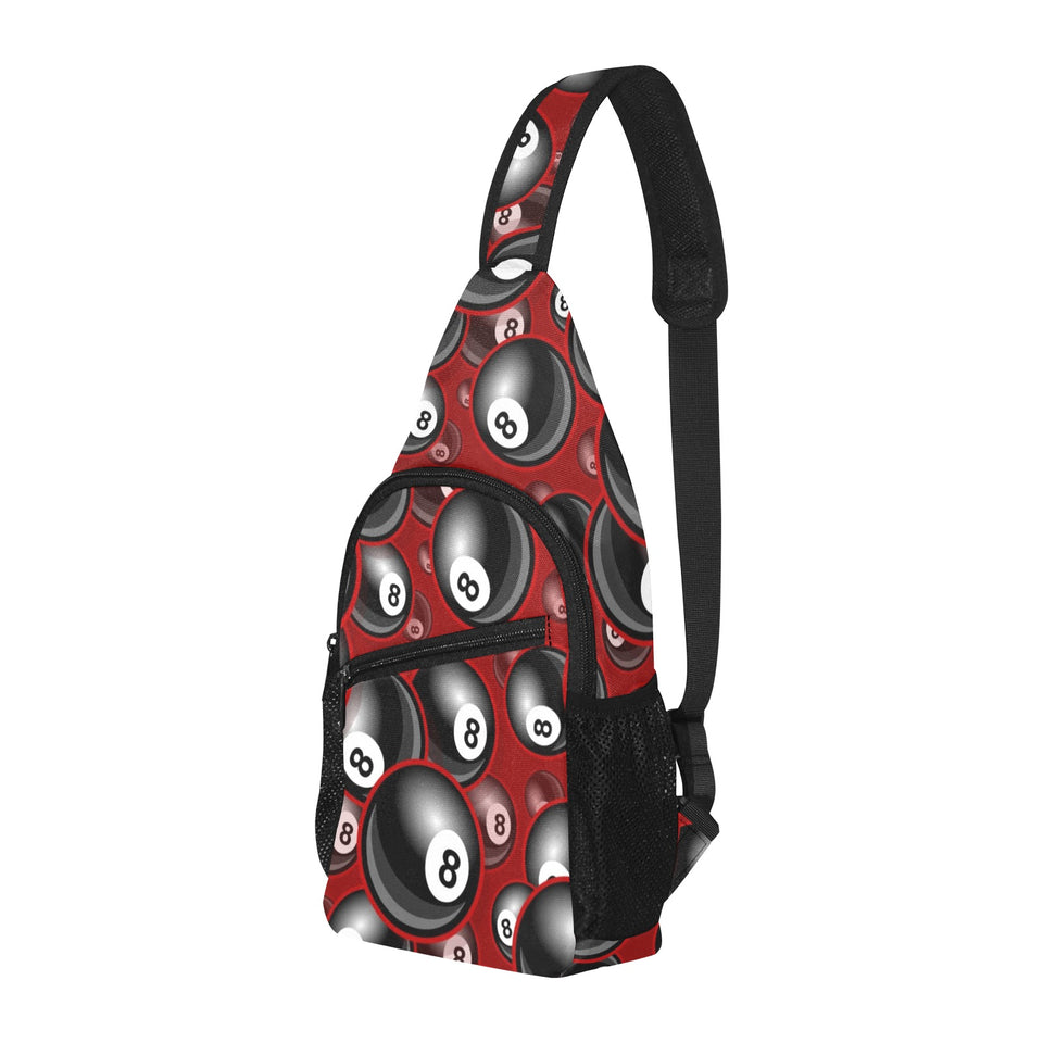 Billiard Ball Pattern Print Design 05 All Over Print Chest Bag