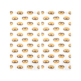 Pretzels Pattern Print Design 02 Gauze Curtain