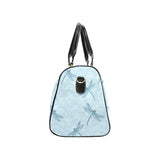 Dragonfly pattern blue background Travel Bag