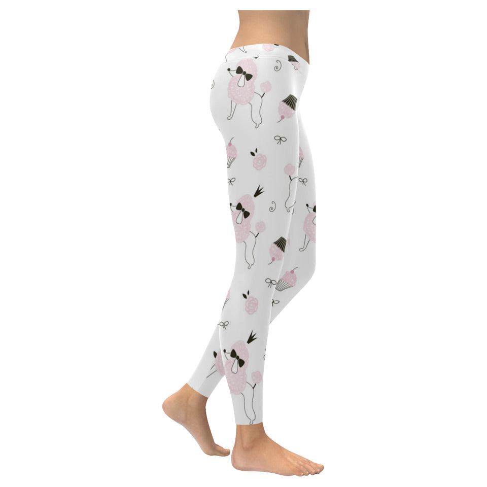 Poodle dog rose cake pattern Women's Legging Fulfilled In US