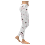 Poodle dog rose cake pattern Women's Legging Fulfilled In US