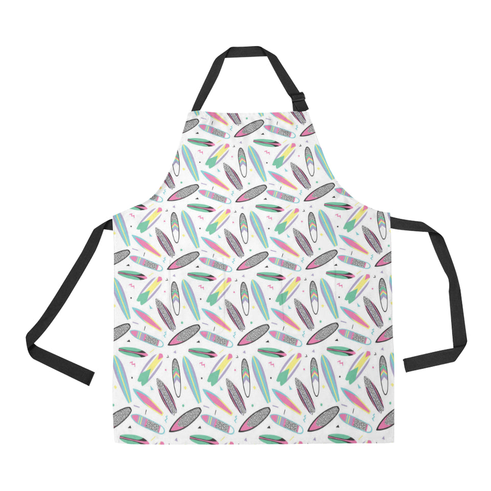 Surfboard Pattern Print Design 04 All Over Print Adjustable Apron