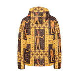 Egypt Hieroglyphics Pattern Print Design 05 Kids' Boys' Girls' Padded Hooded Jacket