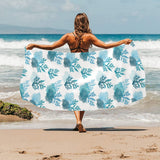 Coral Reef Pattern Print Design 04 Beach Towel
