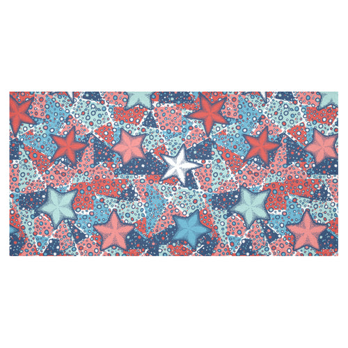 Hand drawn colorful starfish Tablecloth