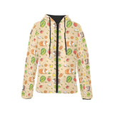 Guinea Pig Pattern Print Design 05 Women's Padded Hooded Jacket