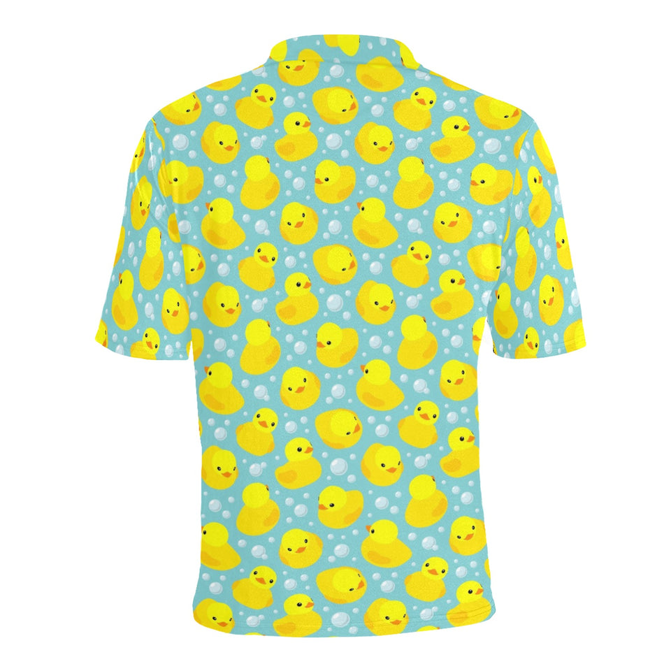 Duck Pattern Print Design 03 Men's All Over Print Polo Shirt
