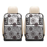Classic vintage clock pattern Car Seat Back Organizer