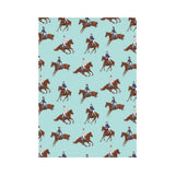 Horses running horses rider pattern House Flag Garden Flag