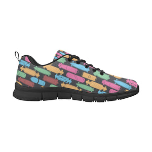 Skate Board Pattern Print Design 02 Women's Sneaker Shoes