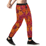 Autumn maple leaf pattern Unisex Casual Sweatpants