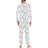 Surfboard Pattern Print Design 04 Men's All Over Print Pajama