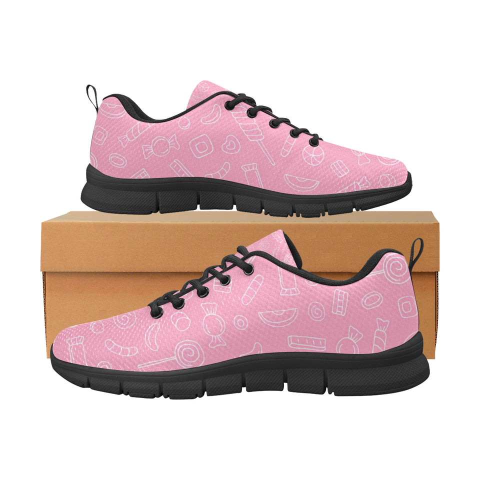 Sweet candy pink background Men's Sneaker Shoes