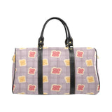 Bread Toast Pattern Print Design 05 Travel Bag