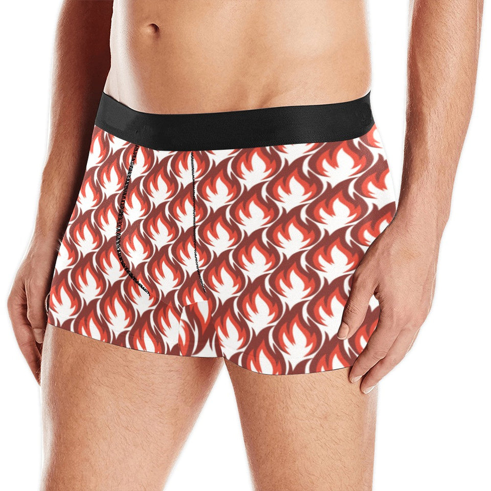 Fire flame symbol design pattern Men's All Over Print Boxer Briefs Men's Underwear