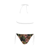 Horse head wild roses pattern Sexy Bikinis Two-Piece Swimsuits