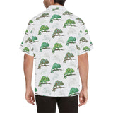 Chameleon lizard pattern Men's All Over Print Hawaiian Shirt