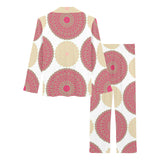 Circle indian pattern Women's Long Pajama Set