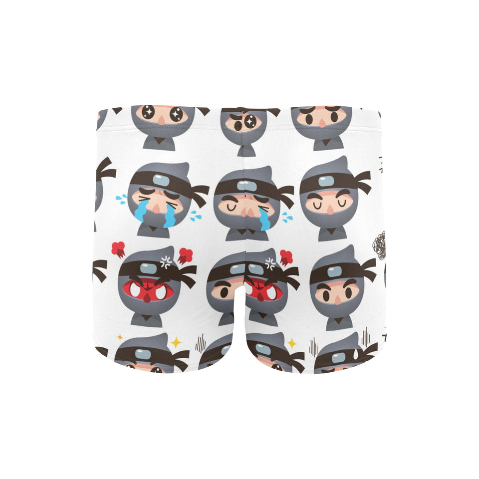 Cute ninja design pattern Men's Swimming Trunks