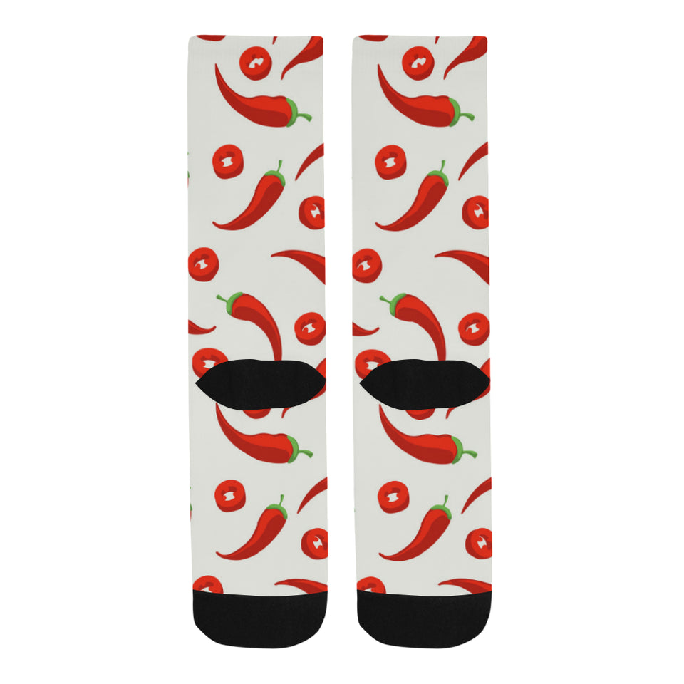 Chili pattern Crew Socks