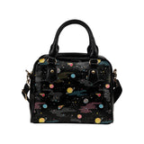 space pattern Shoulder Handbag