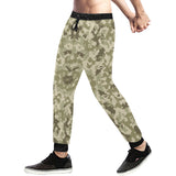 Light Green camouflage pattern Unisex Casual Sweatpants