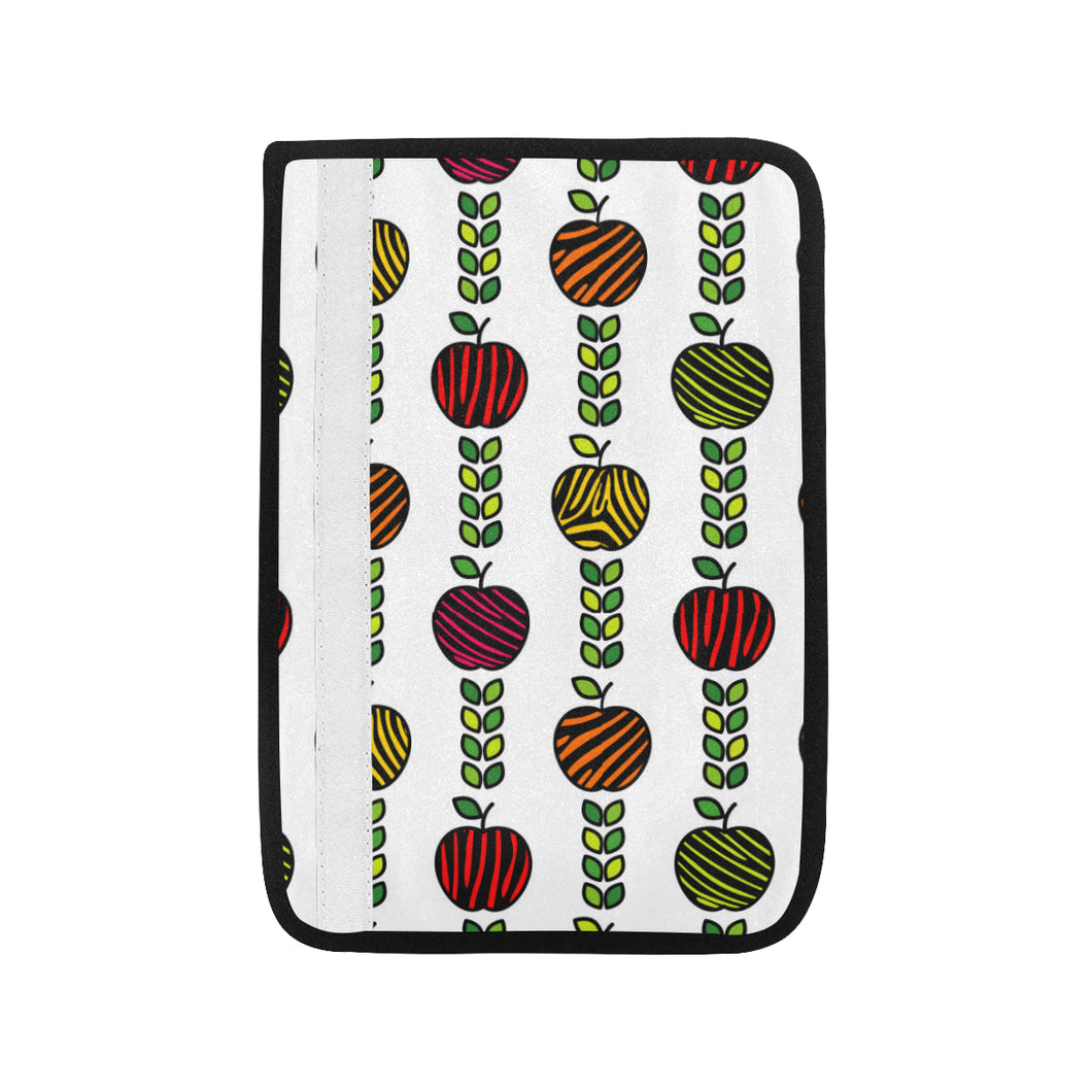 colorful apples leave zebra stripe Car Seat Belt Cover