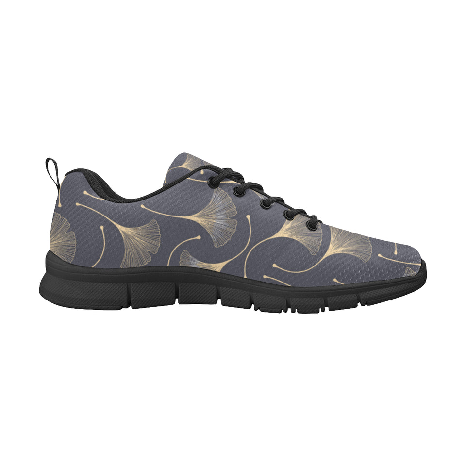 Gold ginkgo leaves Women's Sneaker Shoes
