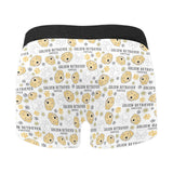 Golden Retriever Pattern Print Design 04 Men's All Over Print Boxer Briefs Men's Underwear