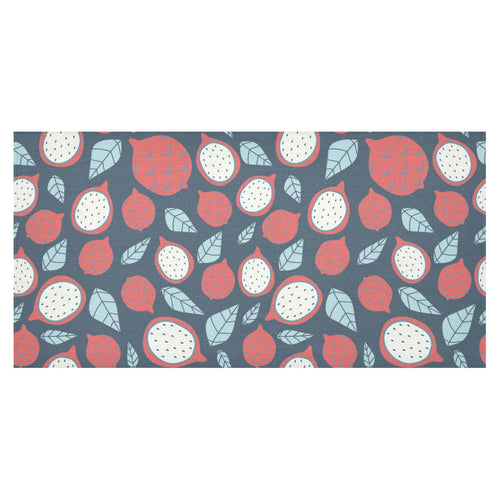 dragon fruits dark blue background Tablecloth