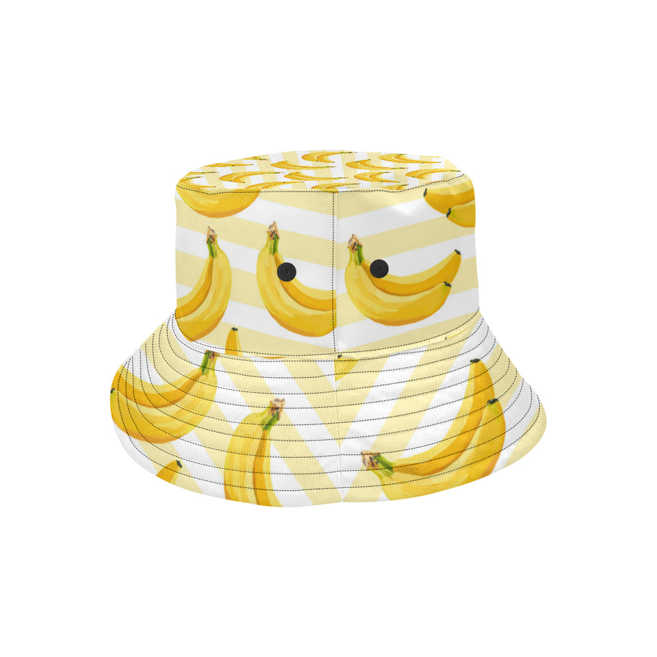 Banana pattern blackground Unisex Bucket Hat