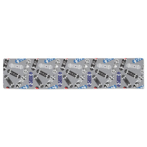 Skate Board Pattern Print Design 03 Table Runner