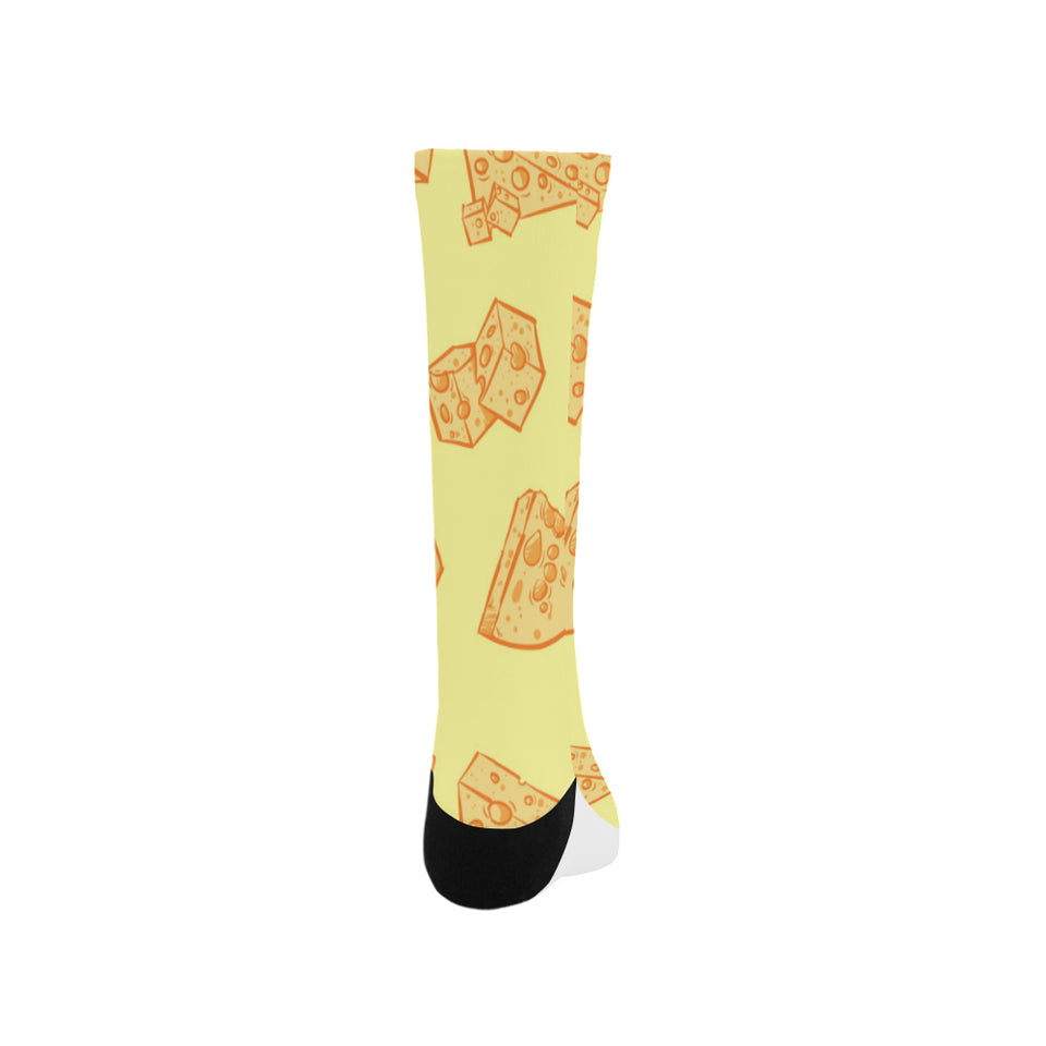 Cheese design pattern Crew Socks