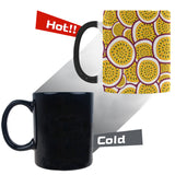 Passion fruits slice pattern Morphing Mug Heat Changing Mug