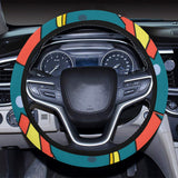 French fries red paper box pattern Car Steering Wheel Cover