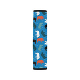 Colorful rhino pattern Car Seat Belt Cover
