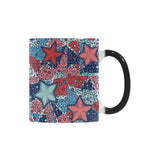 Hand drawn colorful starfish Morphing Mug Heat Changing Mug