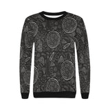 Pizza pattern Women's Crew Neck Sweatshirt