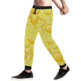 lemon pattern Unisex Casual Sweatpants