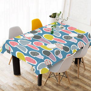 Colorful mushroom design pattern Tablecloth