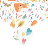 cute tribal fox pattern Tablecloth