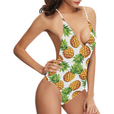 Pineapples design pattern Women's One-Piece Swimsuit