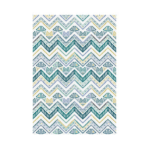 zigzag chevron paint design pattern House Flag Garden Flag