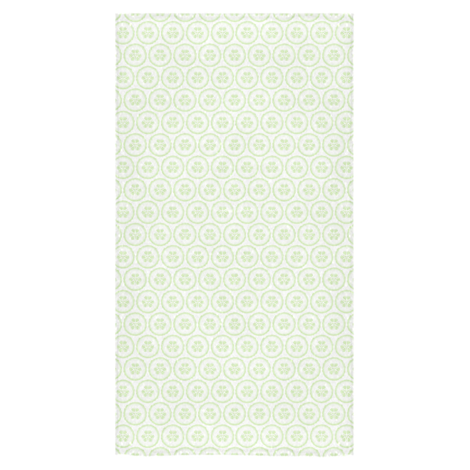 Cucumber pattern background Bath Towel