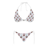 Cute pug hat rabbit costume pattern Sexy Bikinis Two-Piece Swimsuits