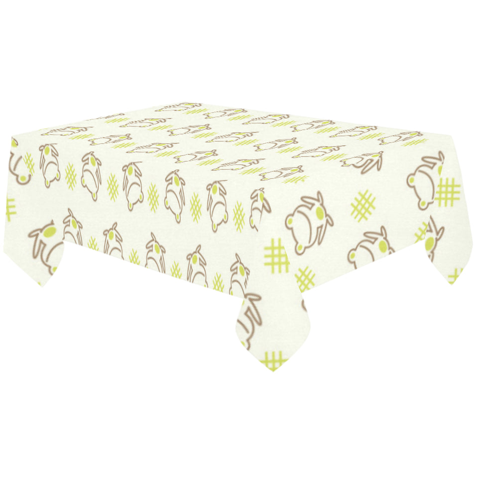 Cute cartoon frog baby pattern Tablecloth