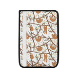 Sloths hanging on the tree pattern Car Seat Belt Cover